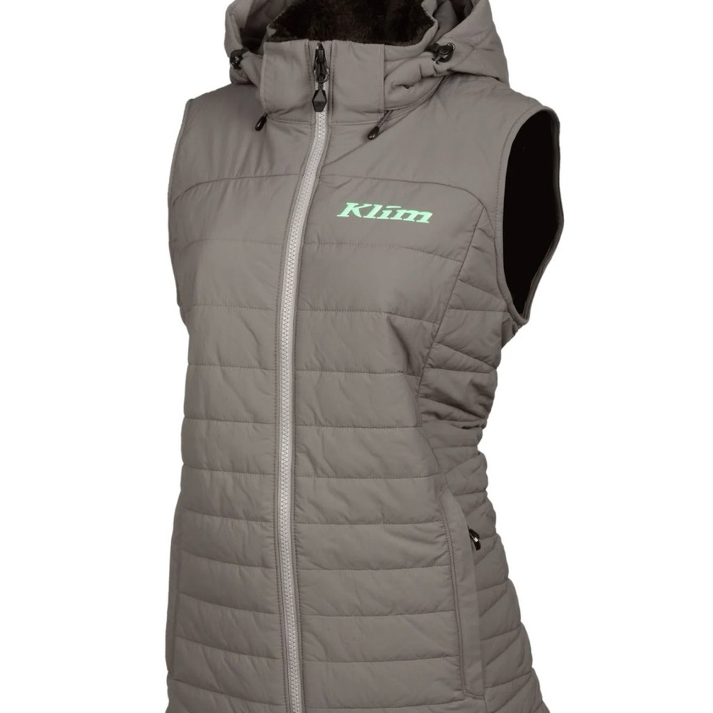 NWOT Klim Arise Vest - Grey/Winter-mint